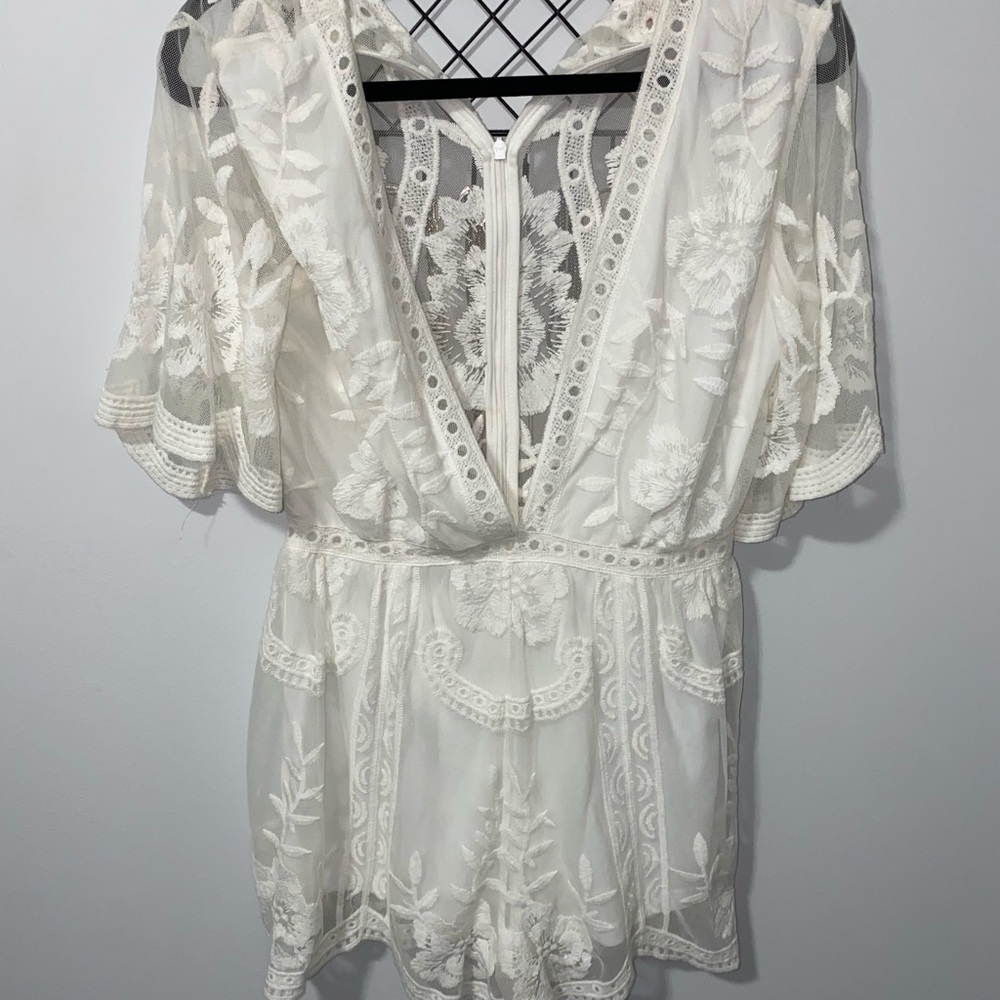 Sexy romper low cut